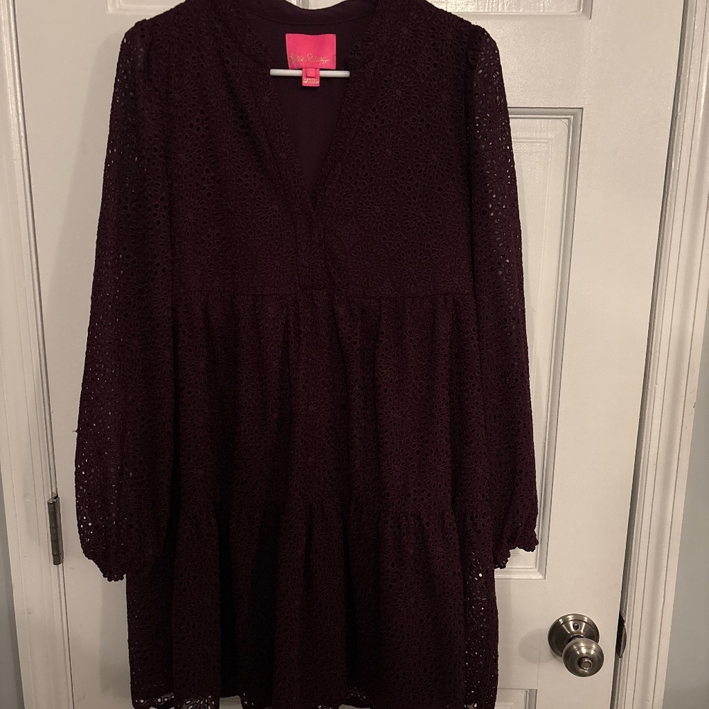Lilly Burgundy Dress